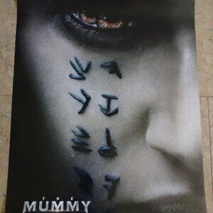 THE MUMMY - MOVIE POSTER 2017 - WITH TOM CRUISE (EYE AND SYMBOLS)